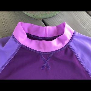 Lands' End Swim - Land’s End Purple Rashguard Lands' End Swim - Land’s End Purple Rashguard